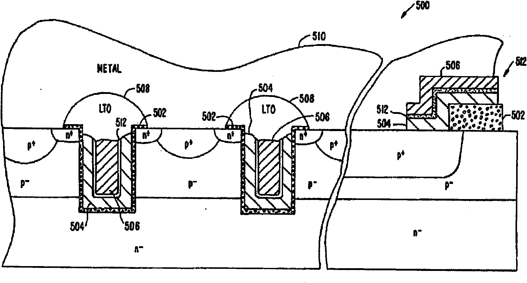 Trench type semiconductor power device with low gate resistance and preparation method thereof