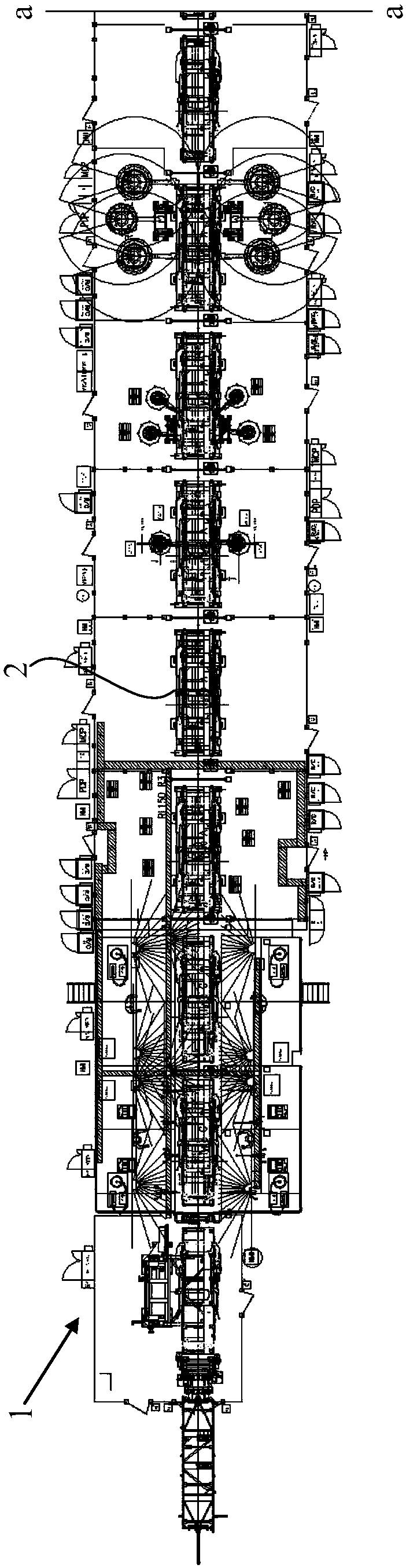 Body-in-white workshop line fast-travel mechanism and its interaction method