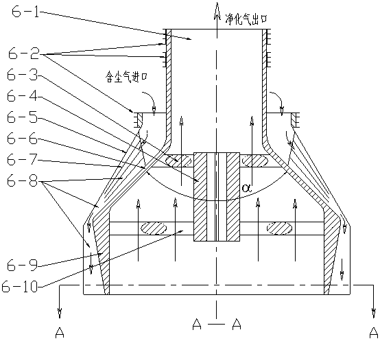 Energy-saving dusting machine