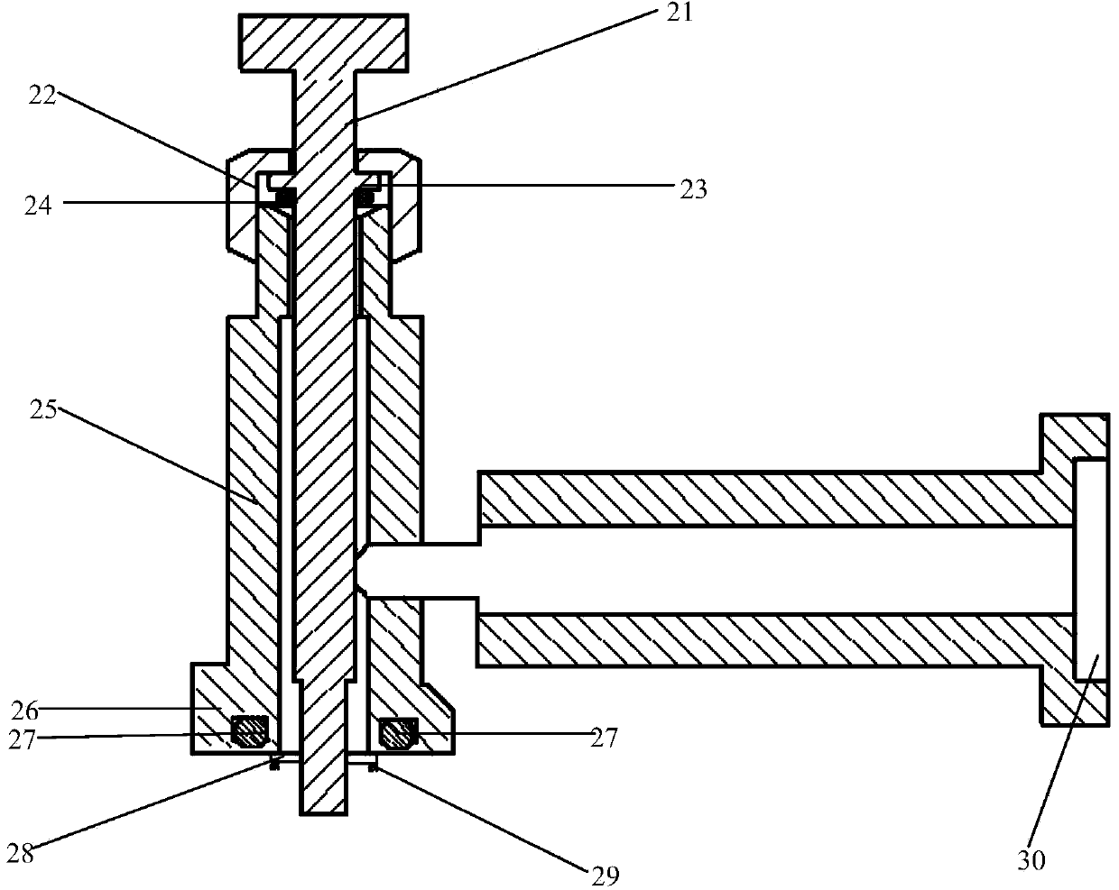 High-purity germanium detector vacuum maintaining system with thermal purification function