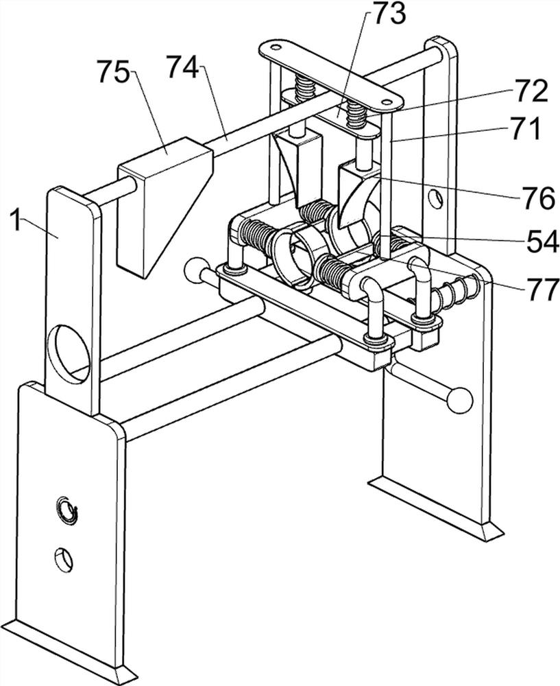 Automatic bamboo tube chamfering device for bamboo product processing