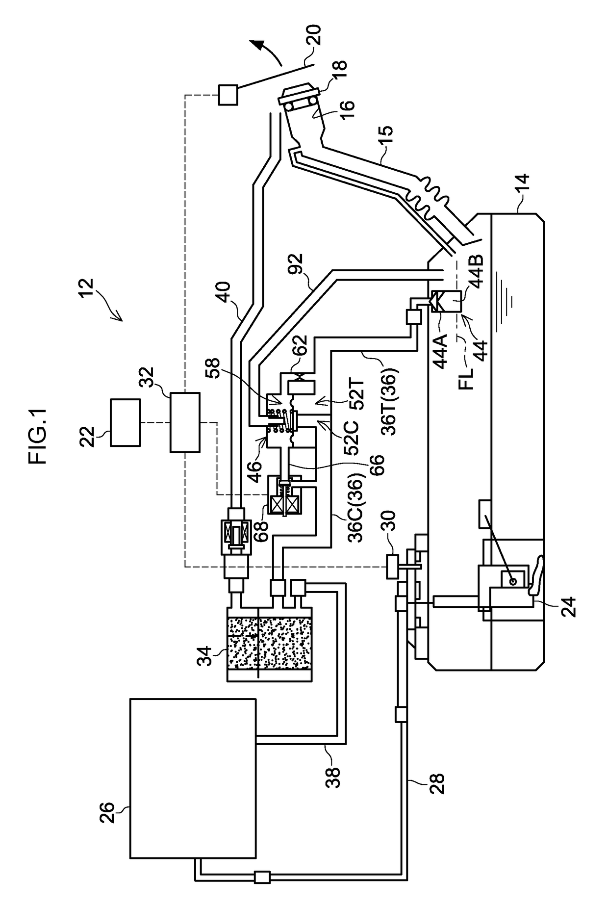 Fuel tank system