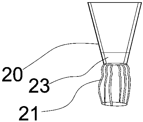 Mango peeling and washing machine based on drum screen