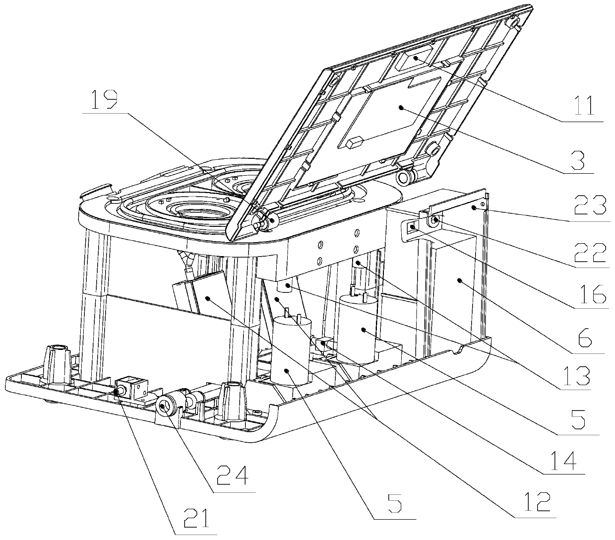 Full-intelligent microbial filter membrane suction filter