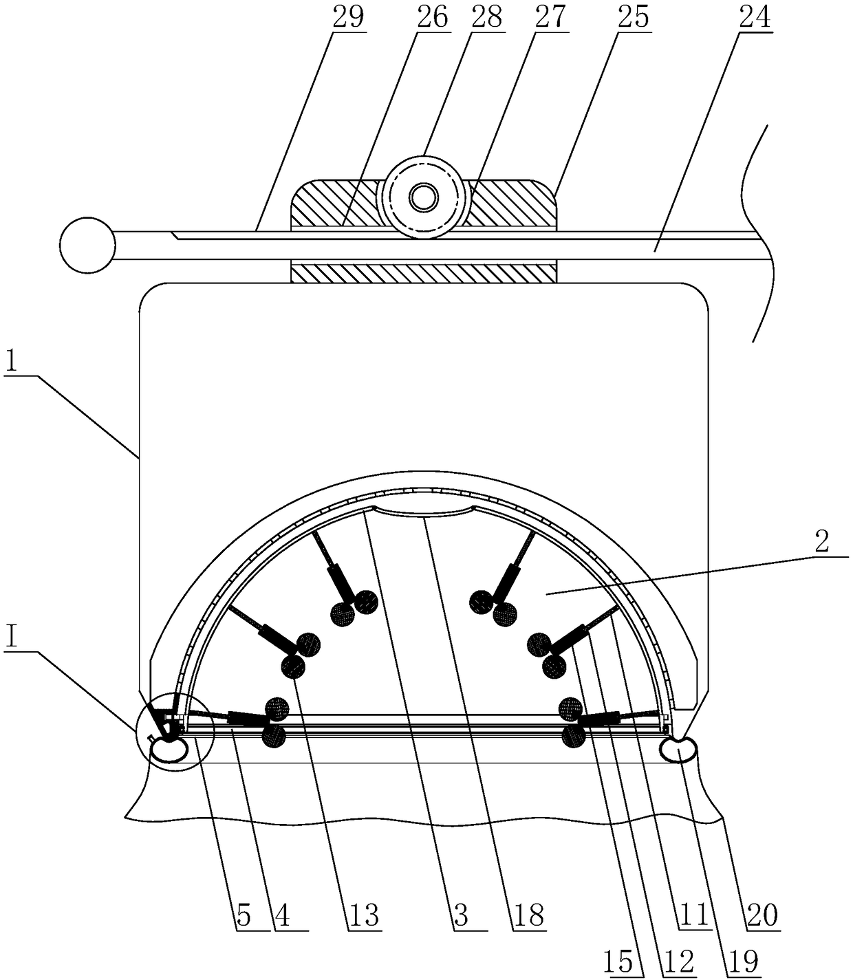 Mammary gland fumigation instrument