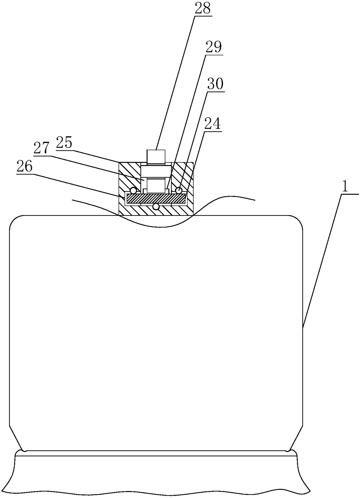 Mammary gland fumigation instrument