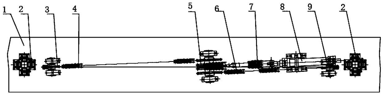 Electromagnetic chuck lifting mechanism for section steel stacker crane and control method thereof