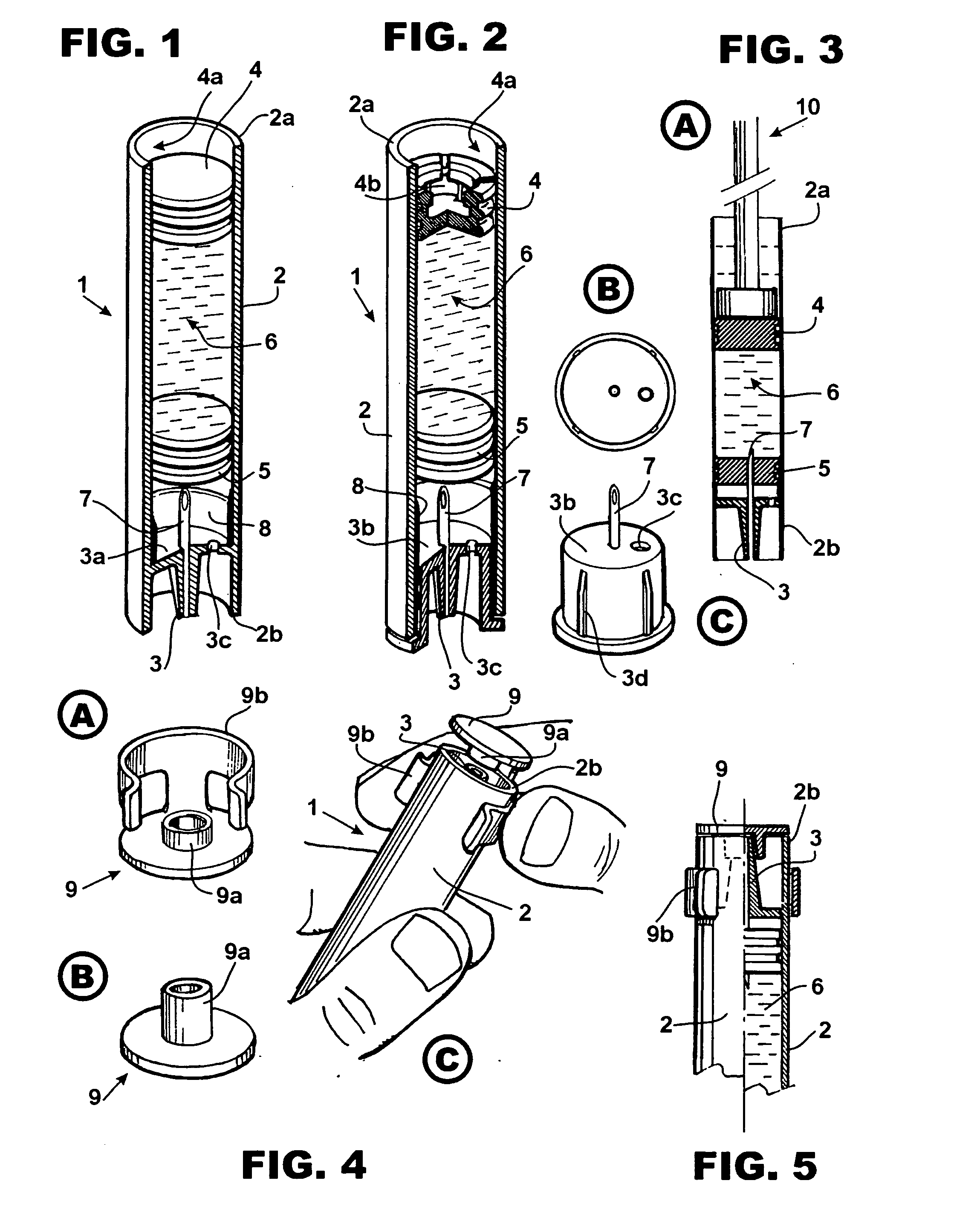 Unit to administer injectable medication manually or automatically