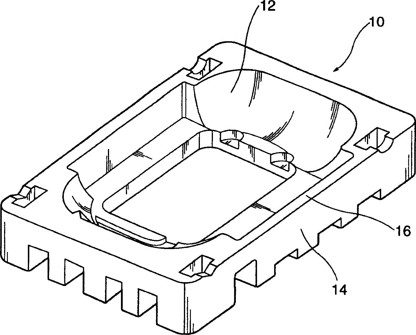 Buffer package material for electric cooker