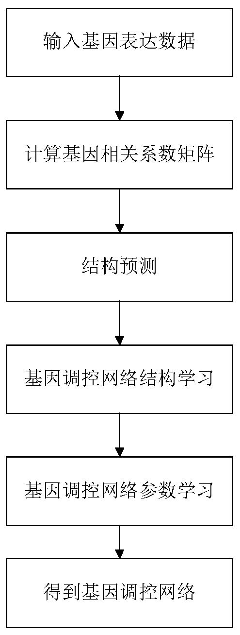 Method for constructing gene regulatory network based on structural prediction