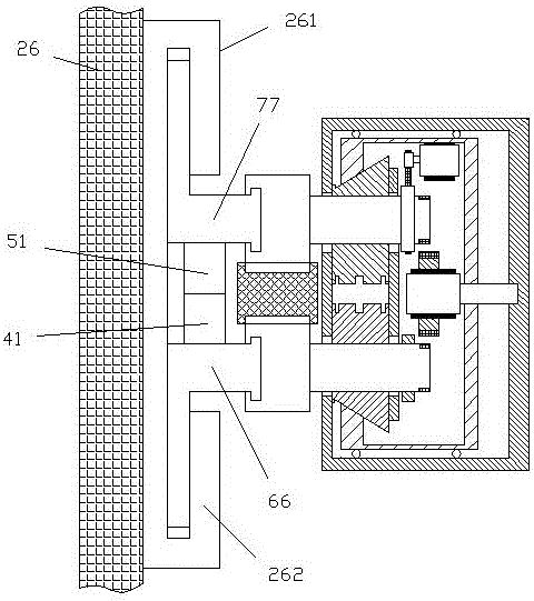 Shock absorption type installing assembly provided with rolling wheels and used for outdoor advertising board