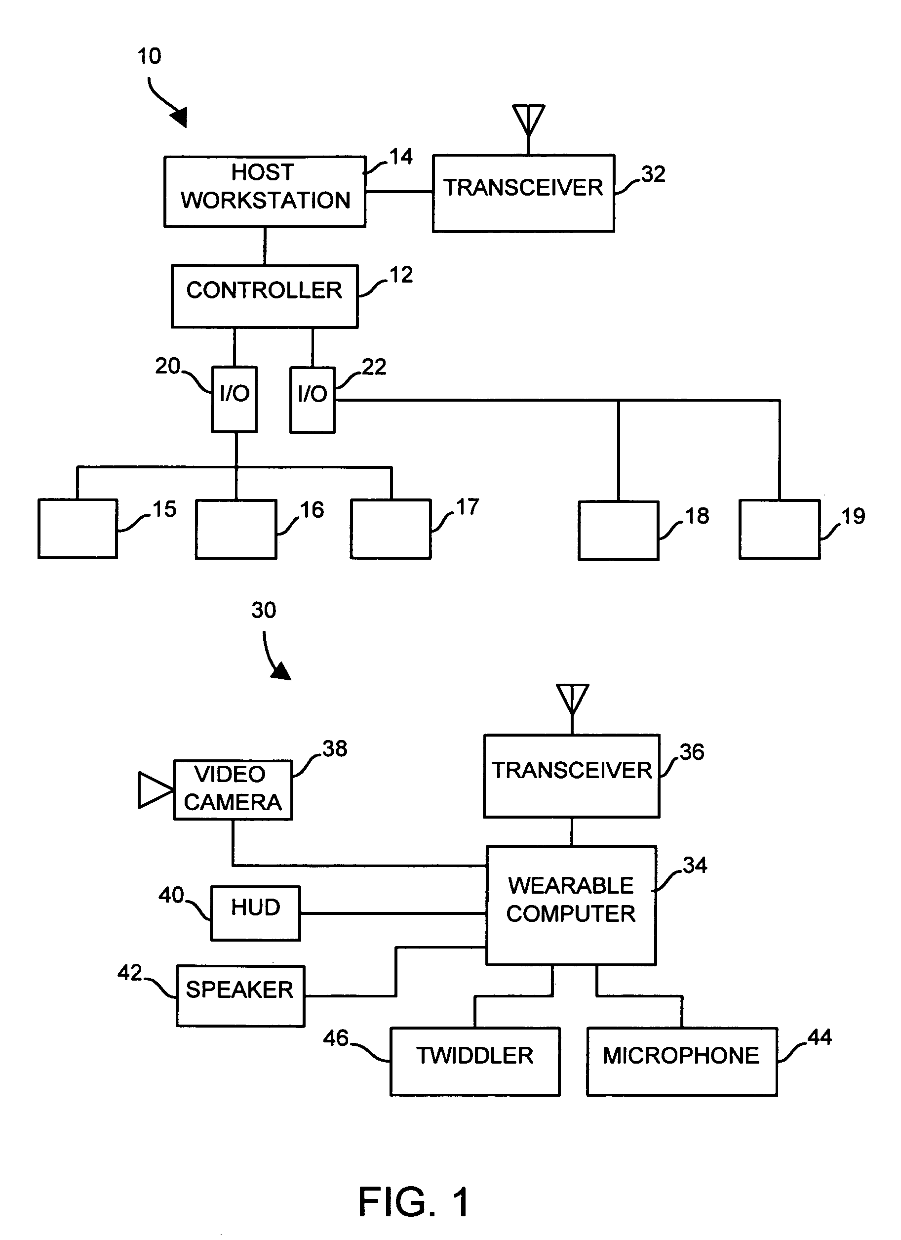 Wearable computer in a process control environment