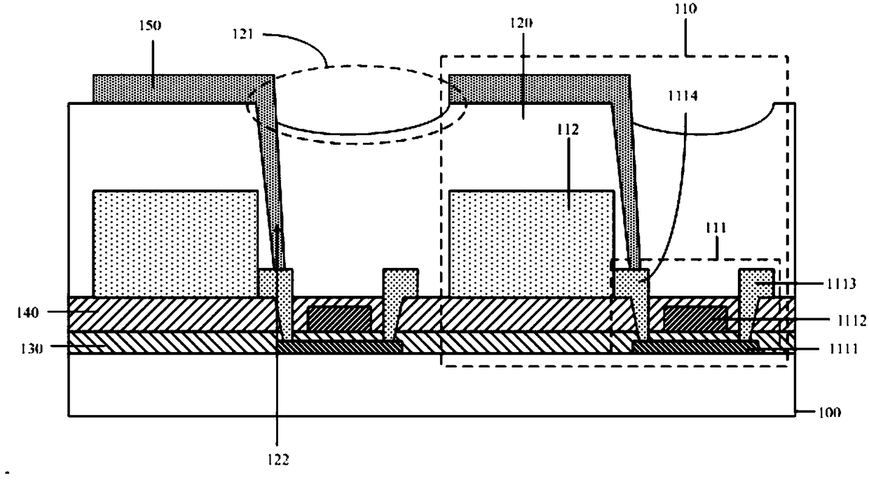 Array substrate, dispLay paneL and dispLay device