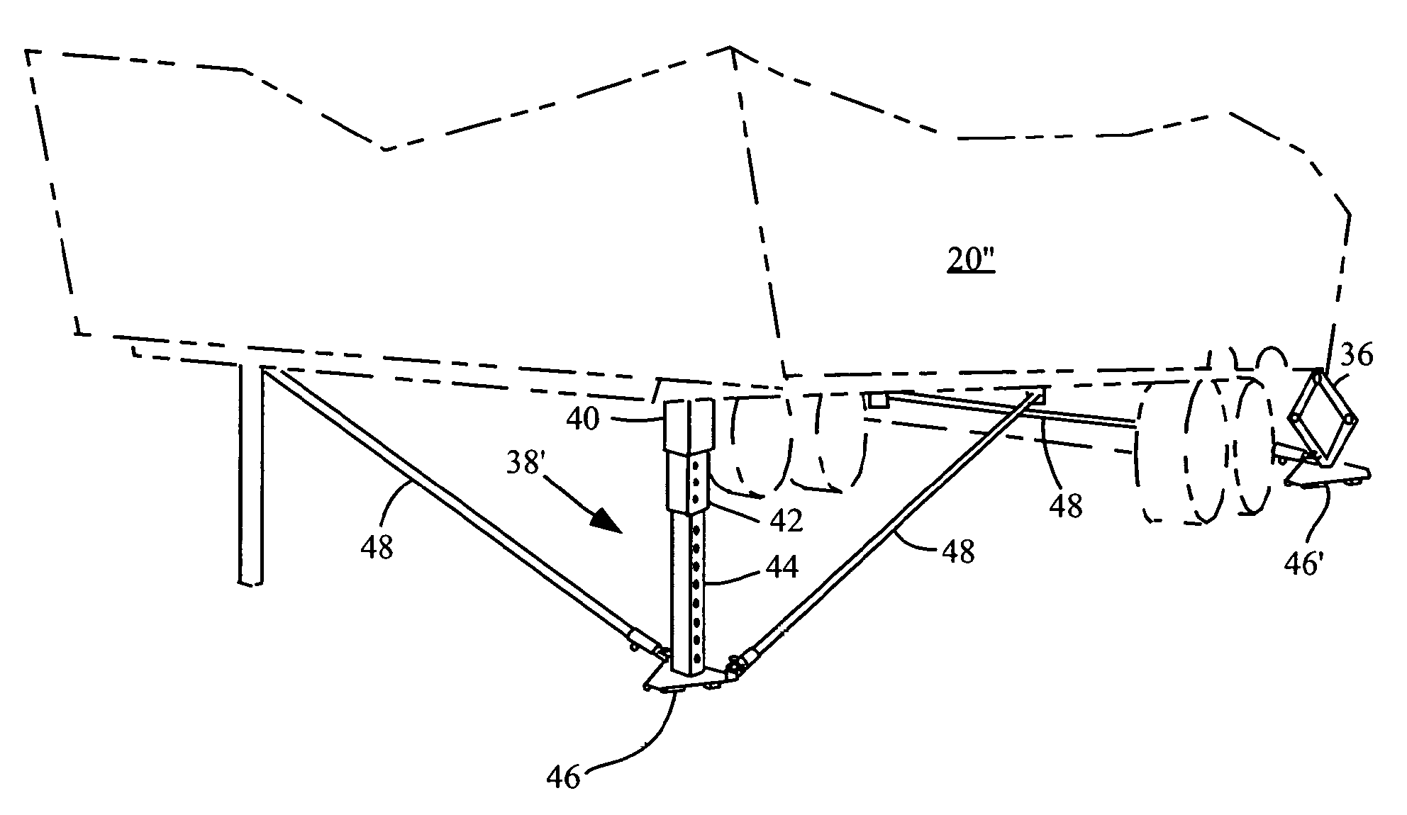 Trailer stabilizing device and method of using same