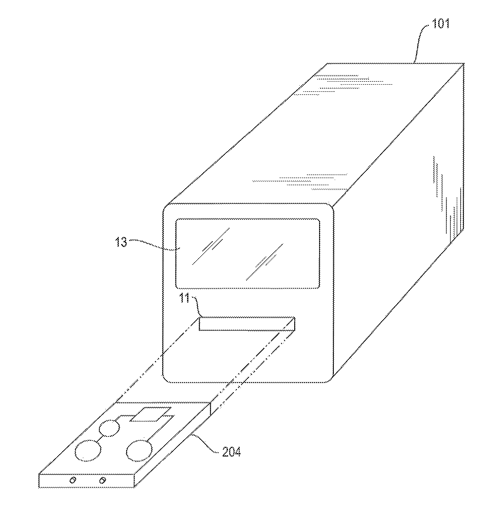 Fluid sample analysis system