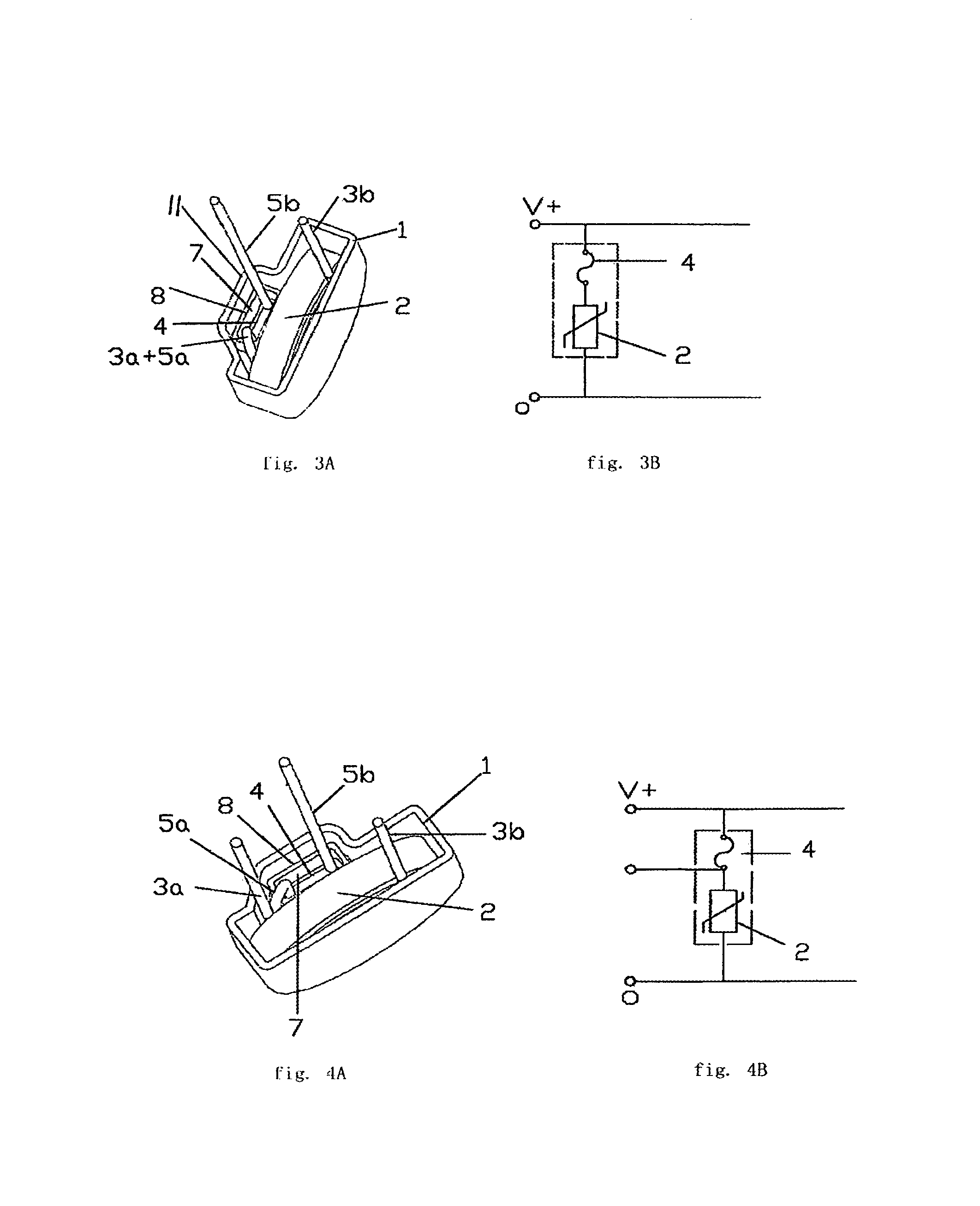 Electronic protection component