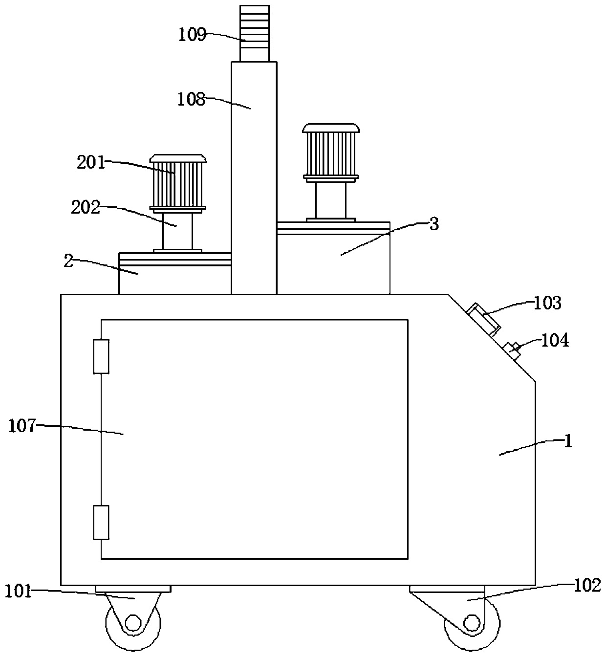 Medium-low viscosity glue preparation machine