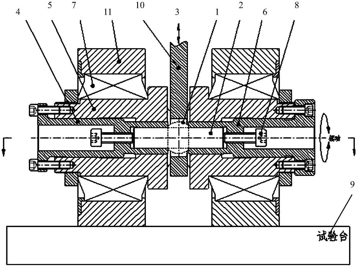 Joint bearing testing device