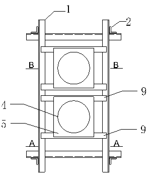 Method for finely adjusting fixing frame of pre-buried large overweight bolt sleeve group