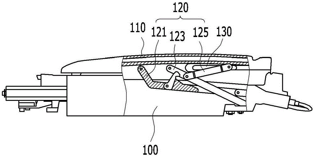 Door assembly for charging port of electric vehicle