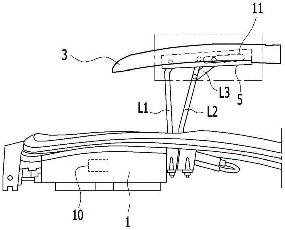 Door assembly for charging port of electric vehicle