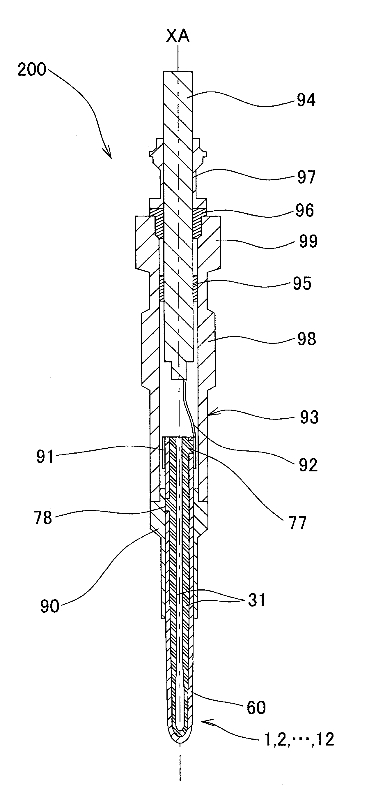 Ceramic heater and glow plug