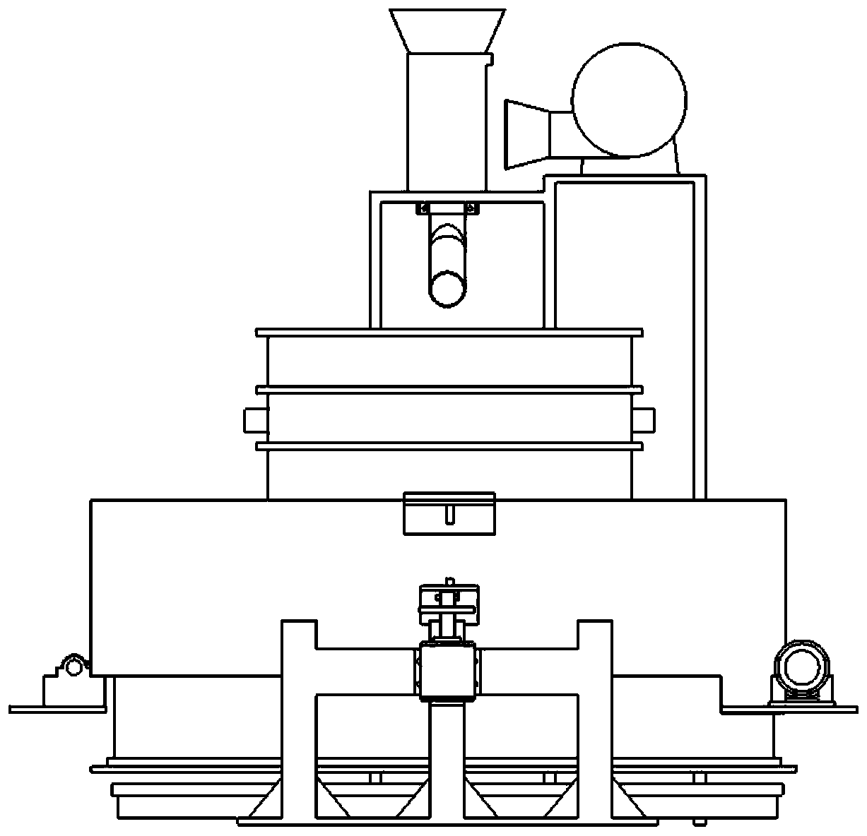 Air duct seed selection reel type seed cell precision seeding device