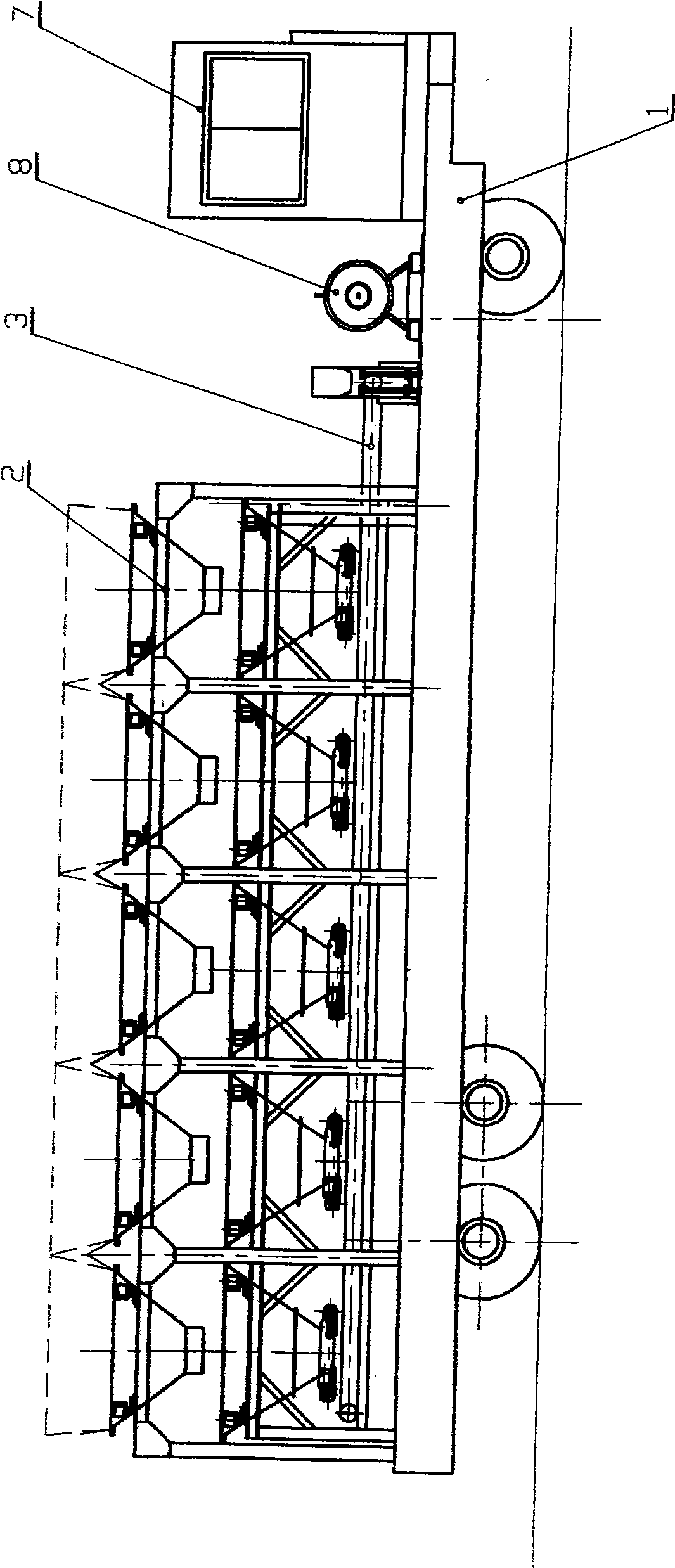 Mobile mixing fertilizer production vehicle