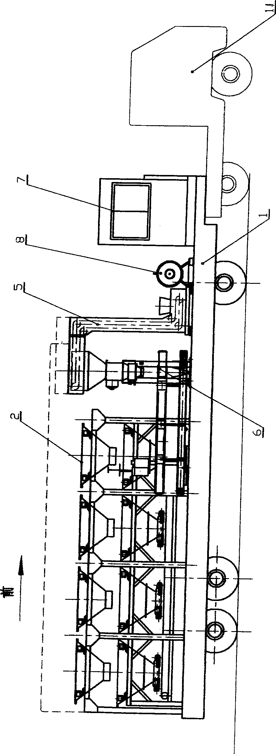 Mobile mixing fertilizer production vehicle