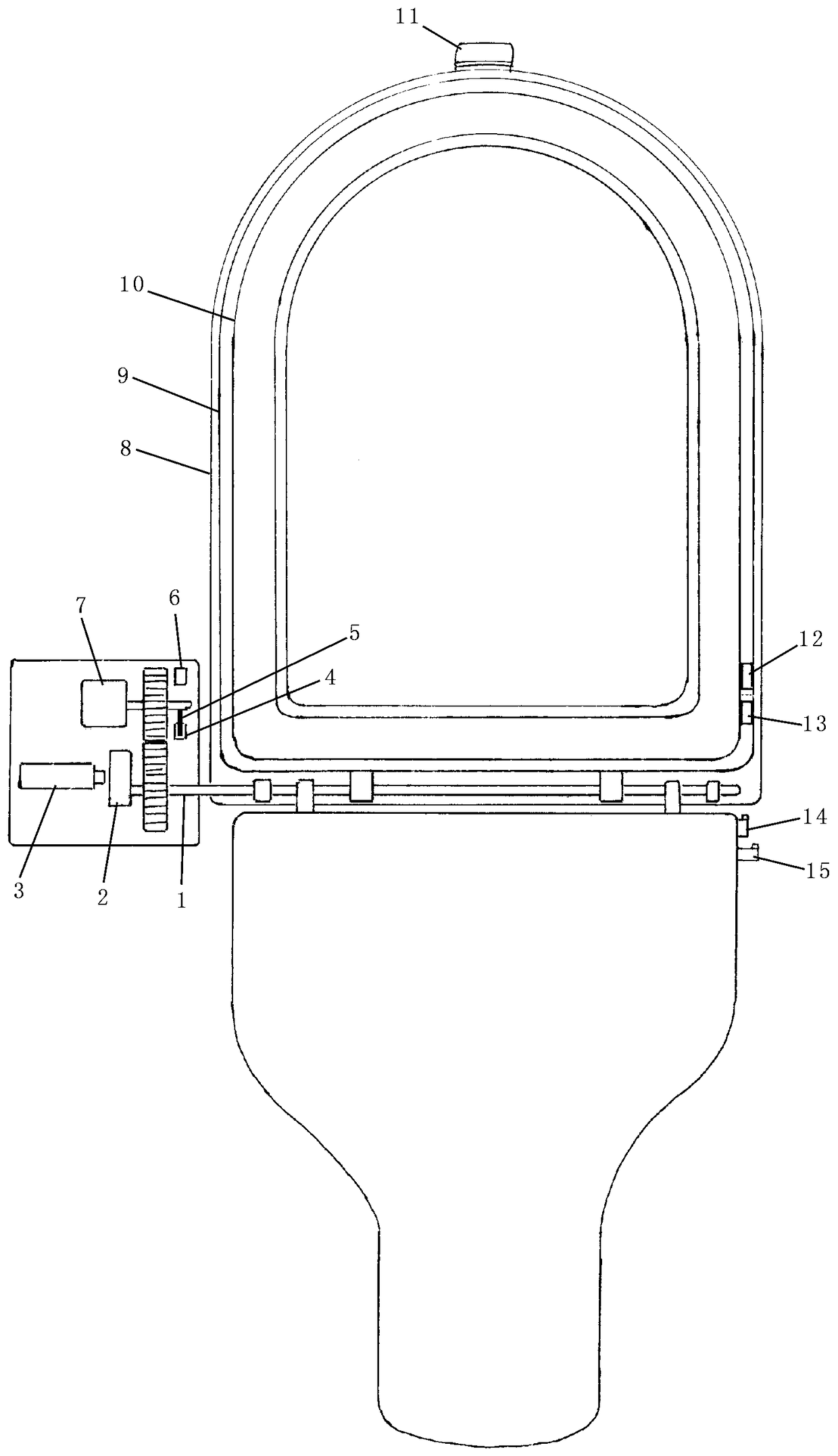 Device for automatically and quickly disinfecting toilet seat cushion