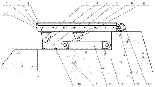 Movable emergency flood bank