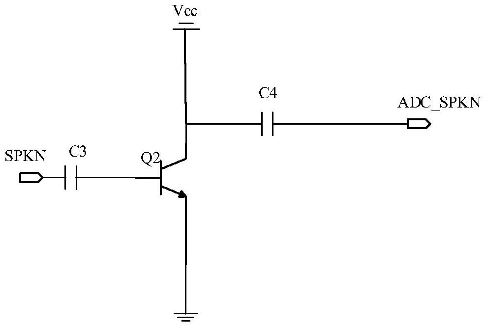 Testing system for audio interface of wireless communication module