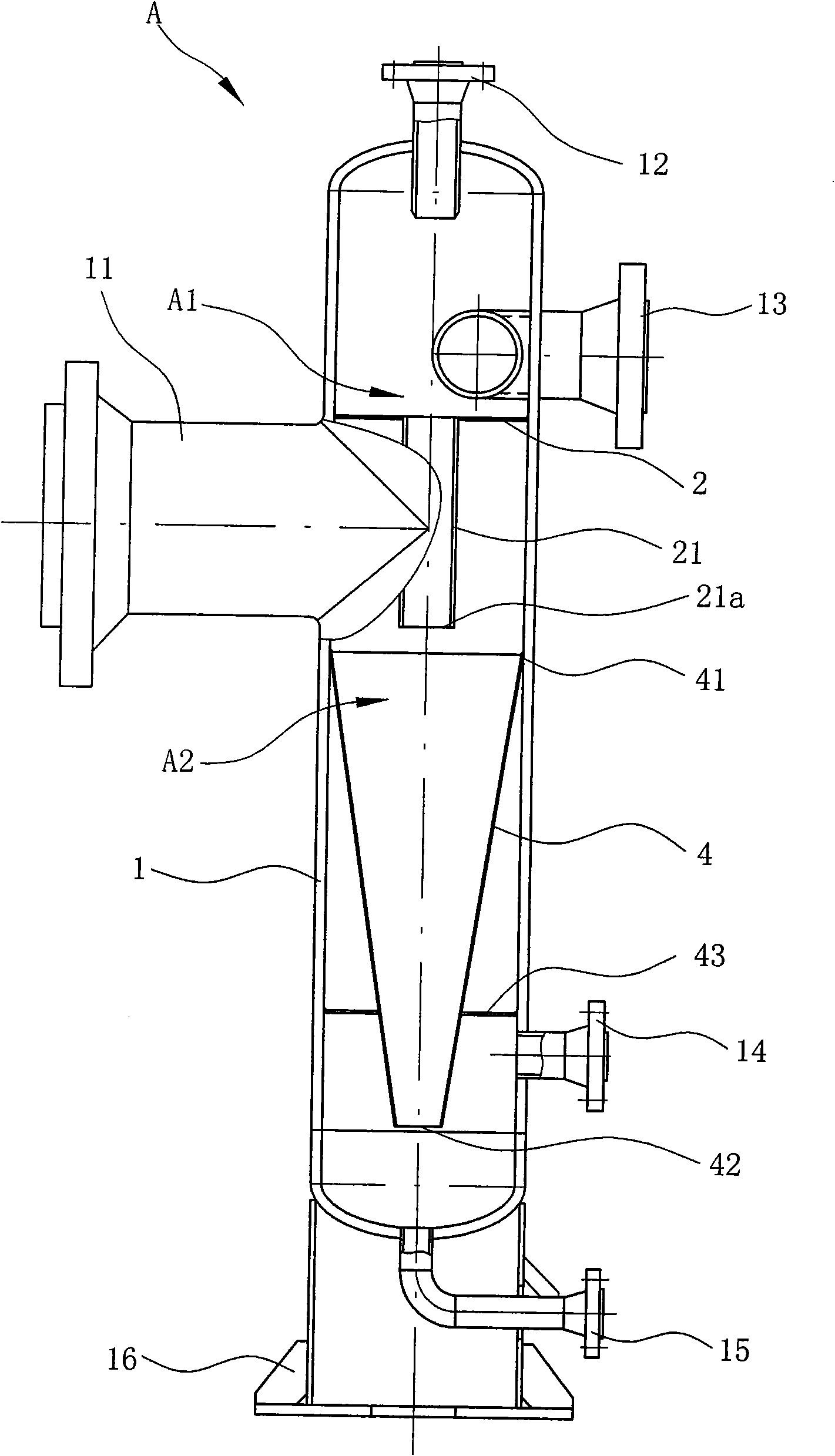 Gas-oil-water separation system