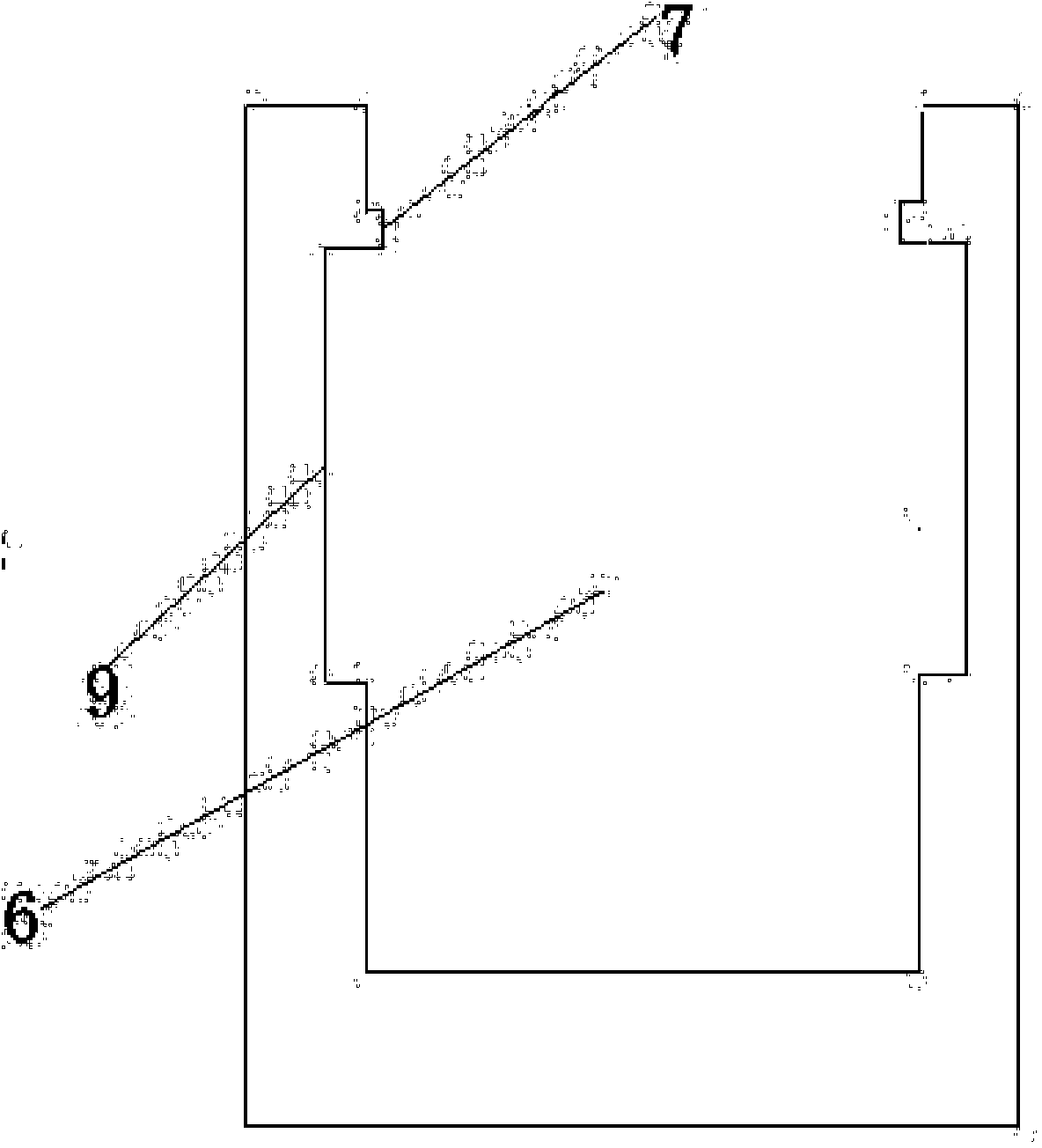 Contact element pair structure for electric connector