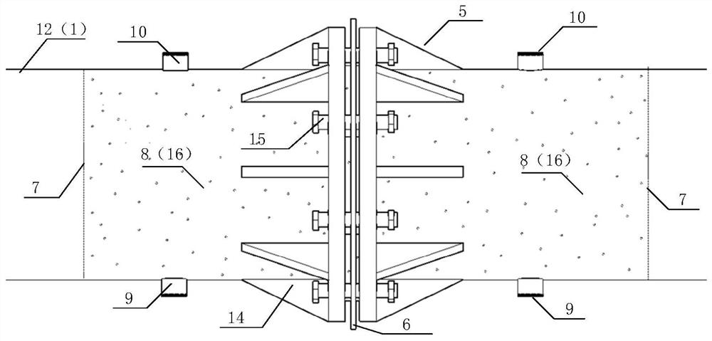 Inner support structure for reinforcing foundation pit support and construction method