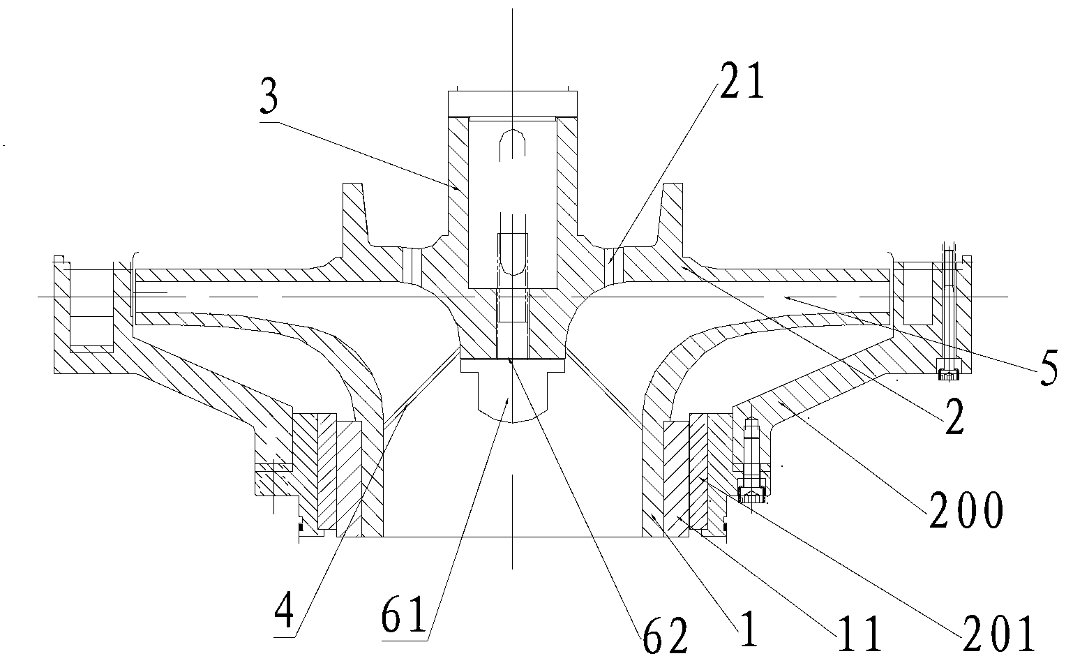 Impeller for residual heat removal pump