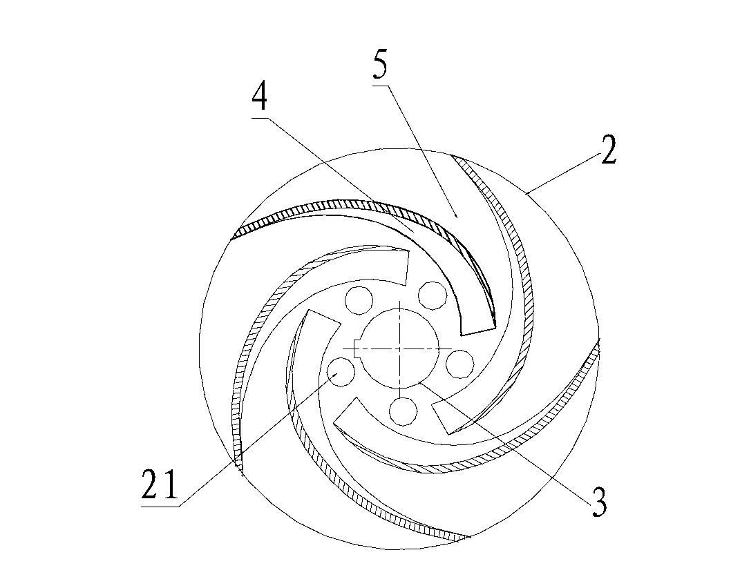 Impeller for residual heat removal pump