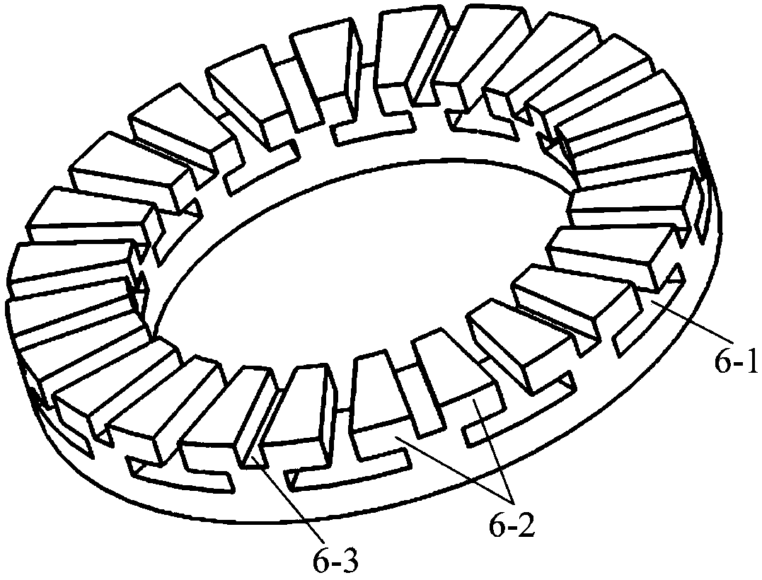 Asymmetric double-stator hybrid excitation type axial magnetic field flux switching motor