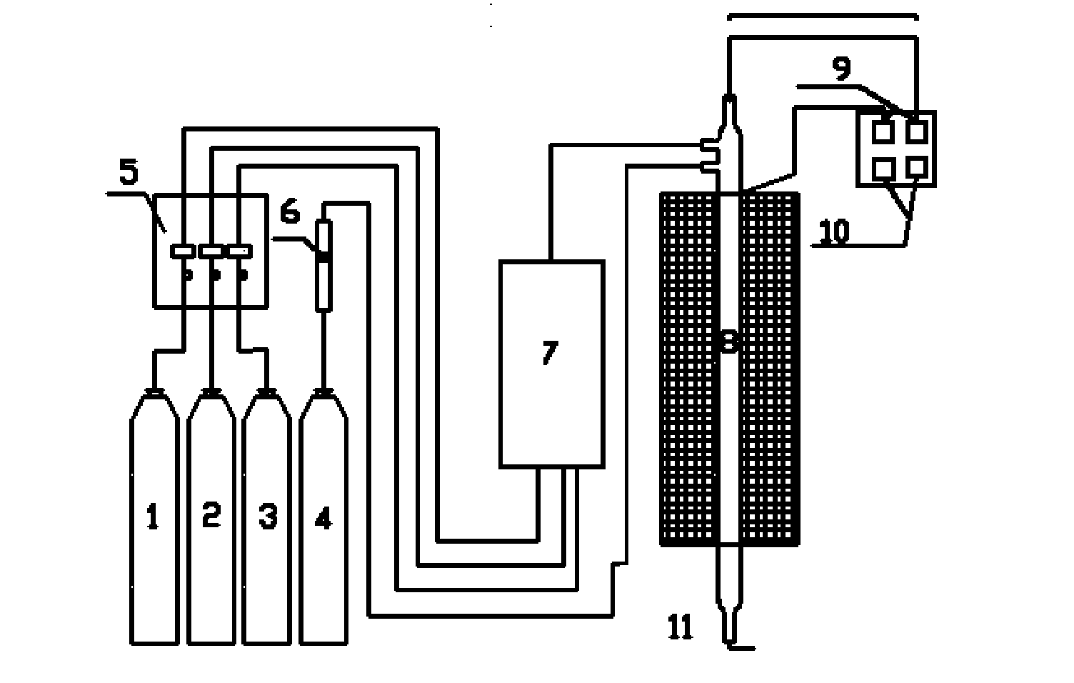 Manganese modified molecular sieve type selective catalytic reduction catalyst for diesel engine