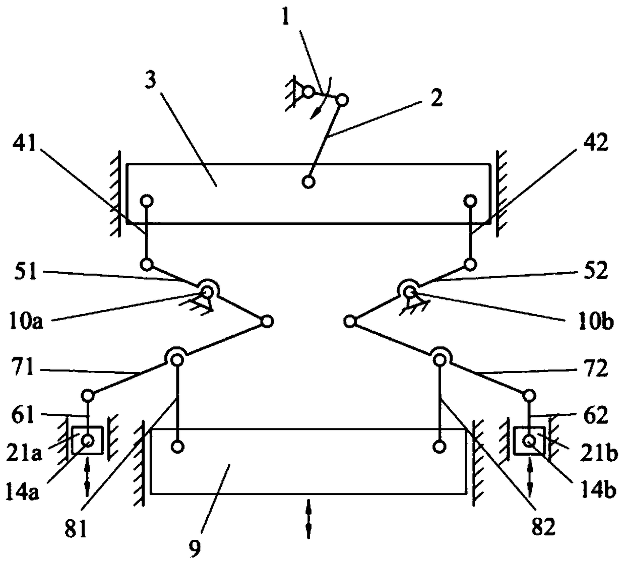 Closed type multi-link high-speed precise punch mechanism