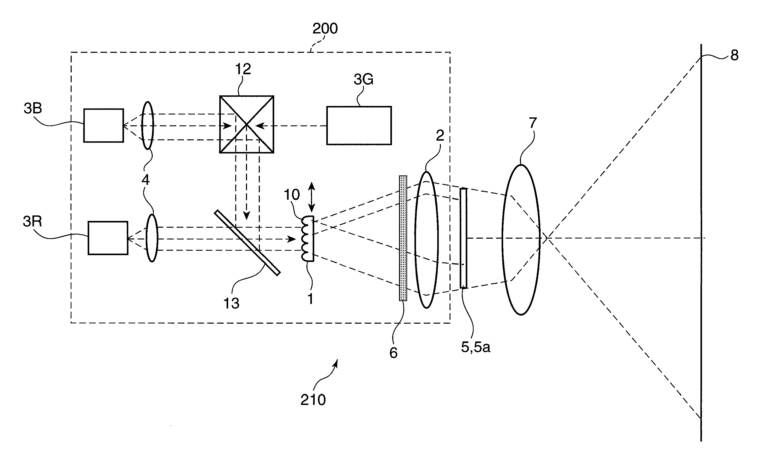 Laser illuminating device and image display device