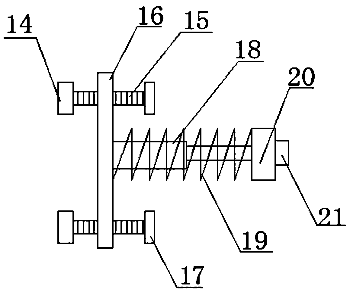 Stably-operated cloth material spin-drying machine