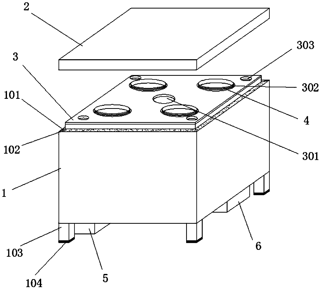 Deliquescence-prevention tea caddy