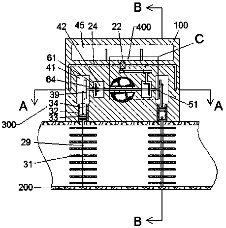 Power generation device based on waste heat of waste water