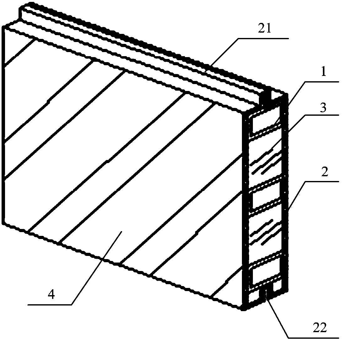 Spliced ray protective device, protective component and manufacturing process