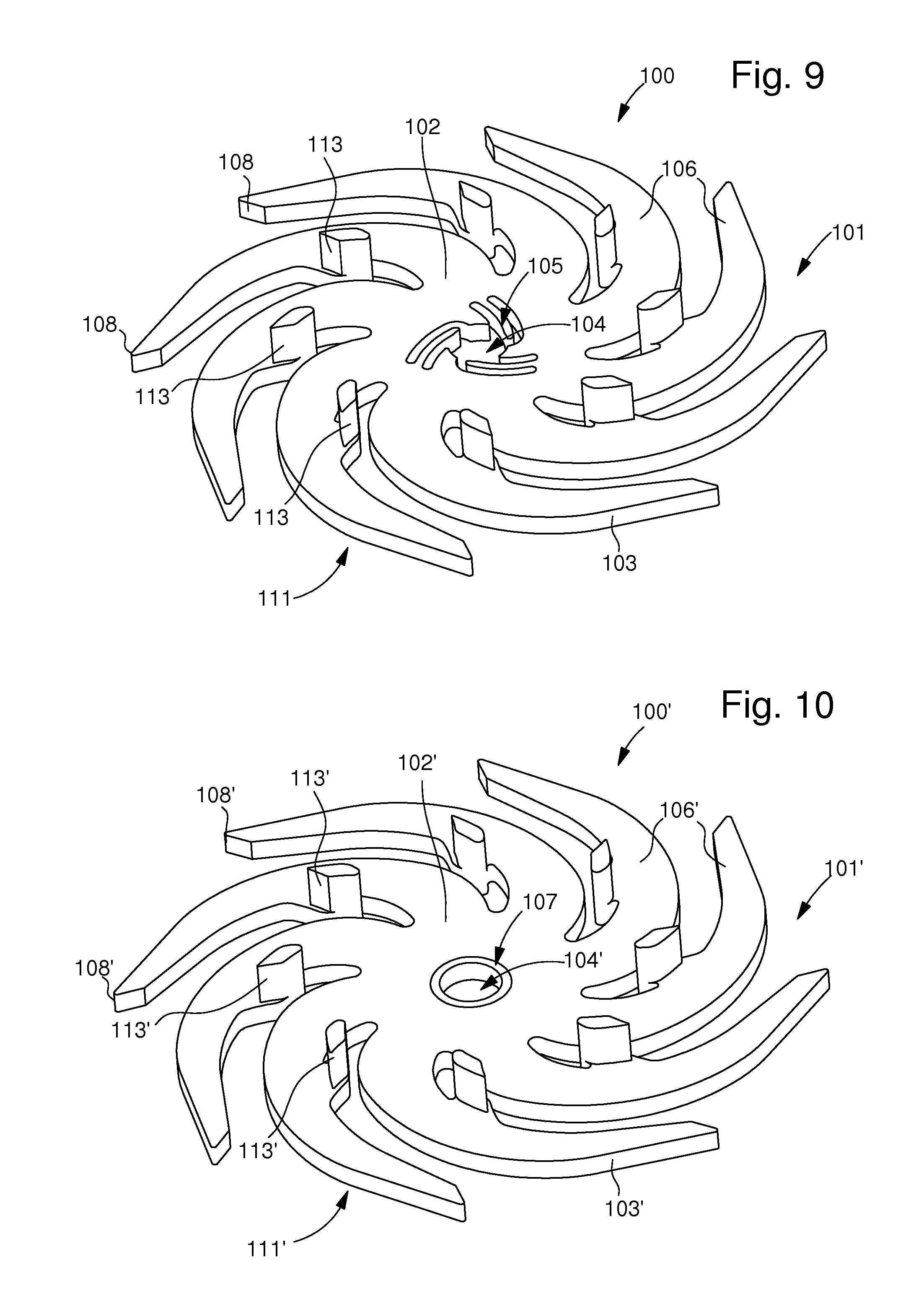 Single piece wheel set for a timepiece