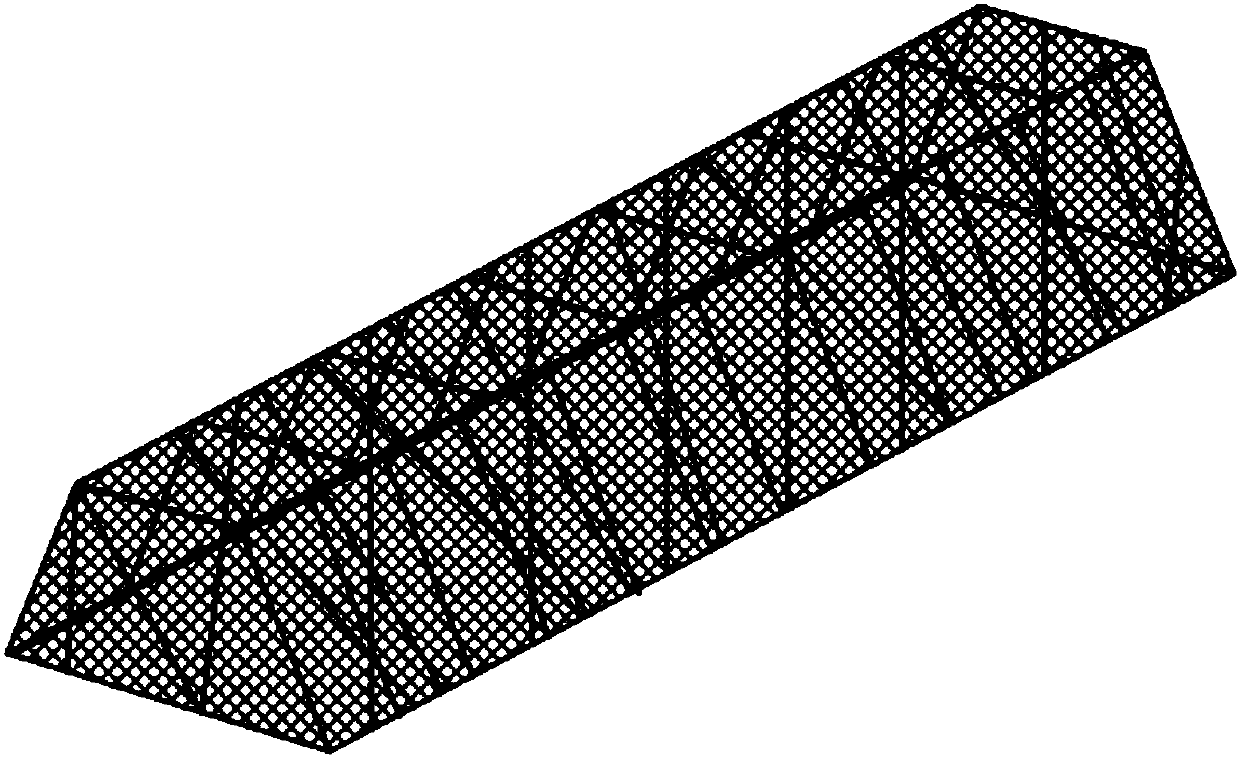 A submersible control dam made of basalt fiber composite material