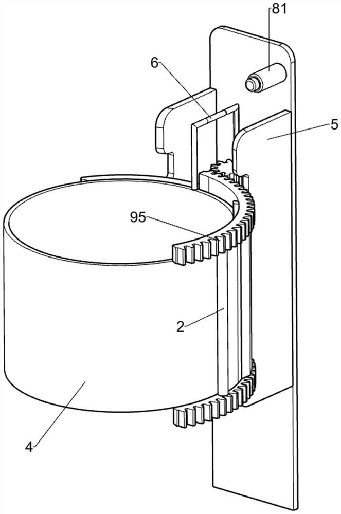 Portable blood pressure instrument for middle-aged and elderly people