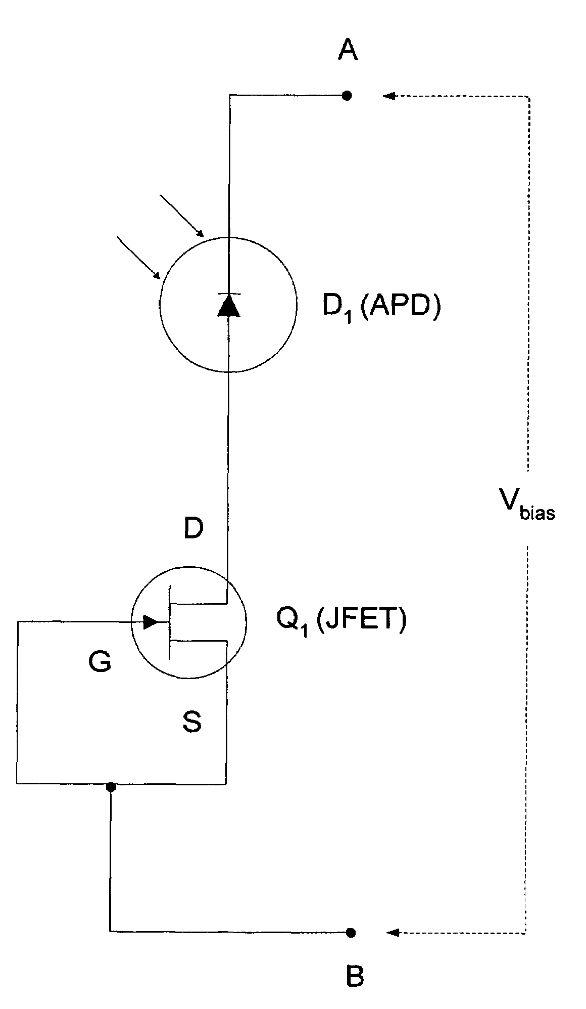 Method and apparatus for providing non-linear, passive quenching of avalanche currents in Geiger-mode avalanche photodiodes