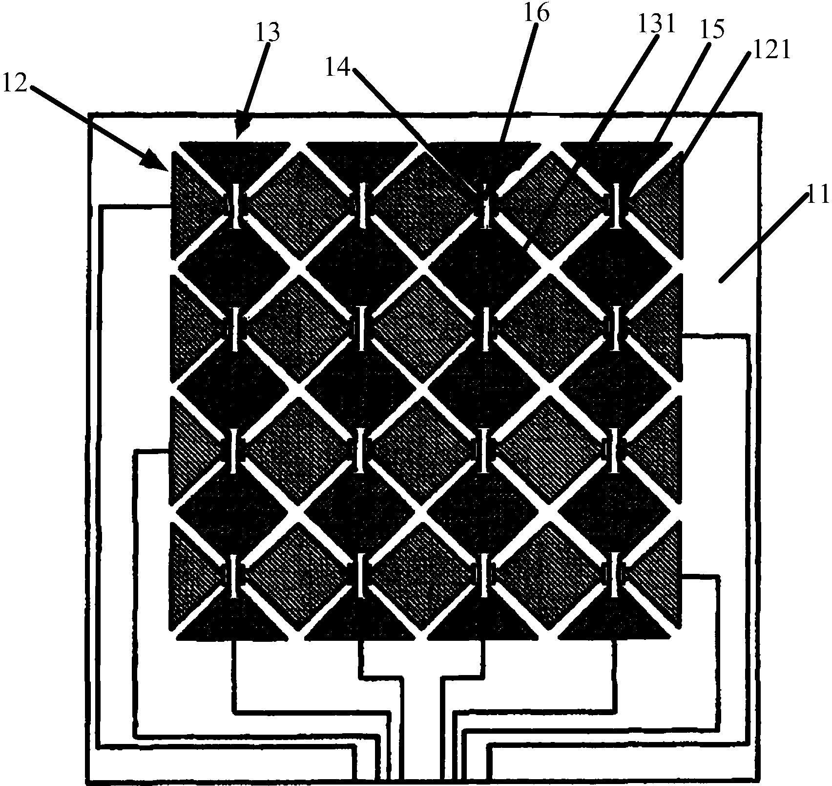 Touch electrode structure and touch screen